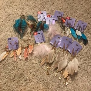 Claire’s feather earrings